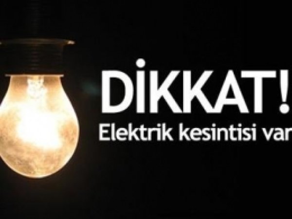 Van'da Elektrik Kesintisi Uygulanacak 
