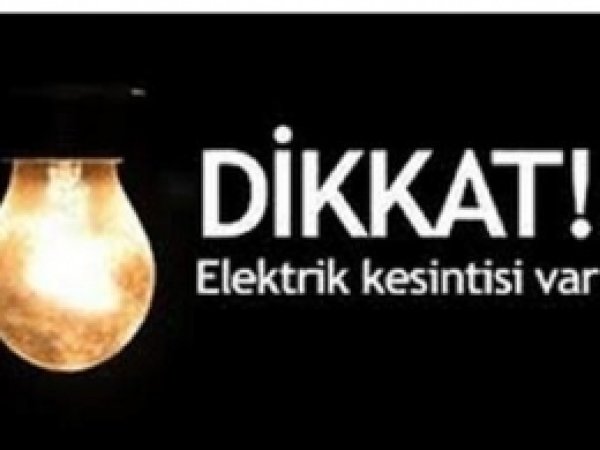 Van'da Elektrik Kesintisi Uygulanacak 