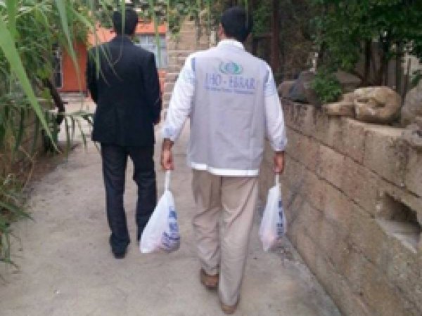 İHO EBRAR İdil'de Kurban Eti Dağıttı 