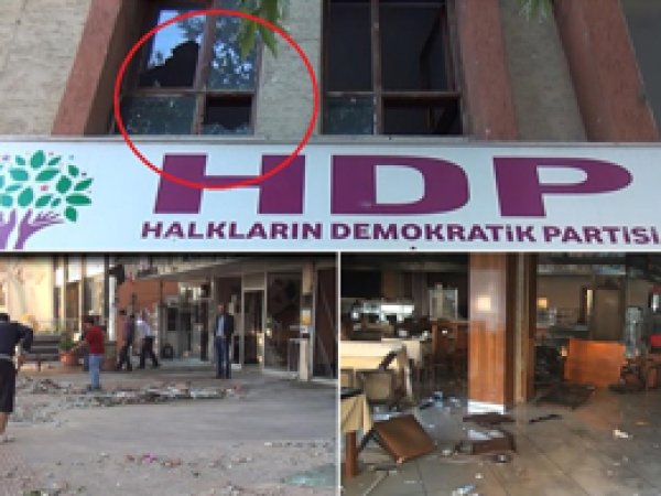 Batman'da HDP İl Binasına Misilleme 