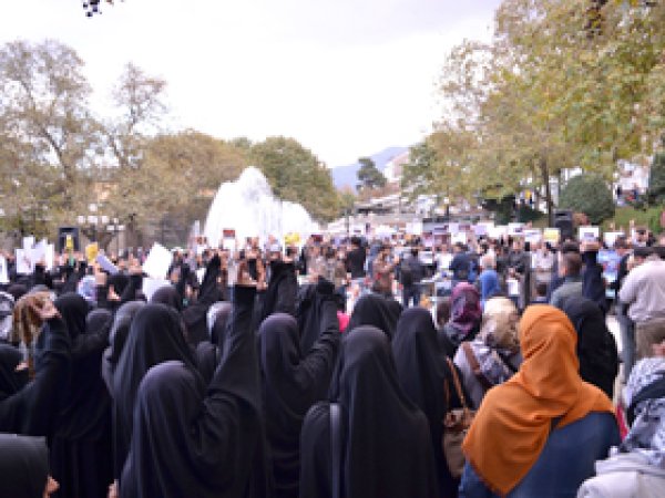 Bursa'da PKK Katliamı Tel'in Edildi