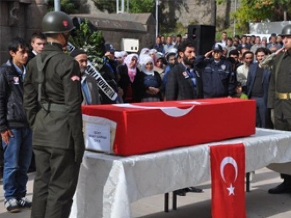 Katledilen Korucu için Tören Düzenlendi 
