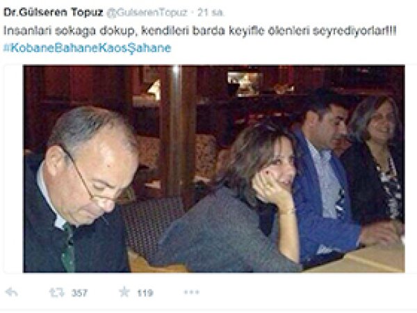 HDP Yöneticileriyle İlgili Olay Tweet 