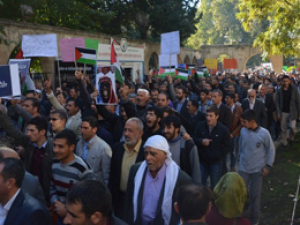 Urfa'da İsrail'in Aksa Saldırısı Tel'in Edildi