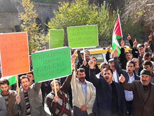 Bitlis Halkı Mescid-i Aksa İçin Haykırdı 