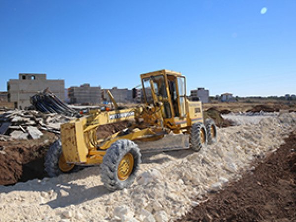 Urfa'da Yeni Yollar Yapılıyor 