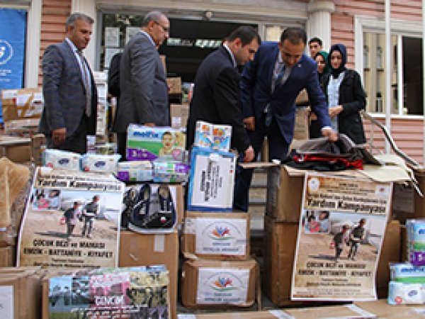Urfa'da Kobani'ye Yardım Kampanyası 