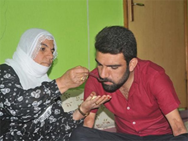 Şırnaklı Engelli Gencin Örnek  Azmi 