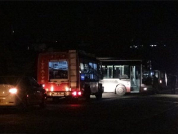 Diyarbakır'da 2 Otobüsü Yakma Girişimi