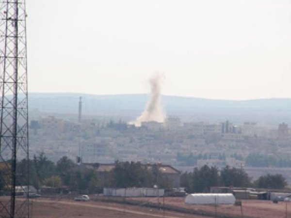 Kobani'de Çatışmalar Batıya Kaydı 