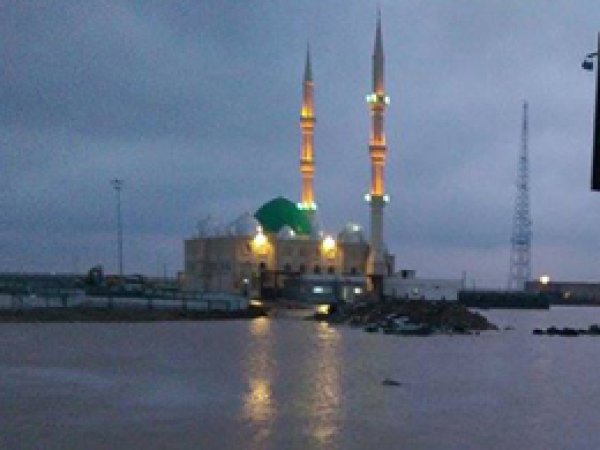 Kızıltepe'de 3 Bin Kişilik Camii Sular Altında