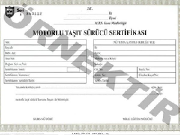 Ehliyet sertifikalarının süresi uzatıldı