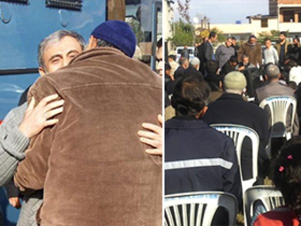 Hizbullah hükümlüsü eşinin taziyesinde