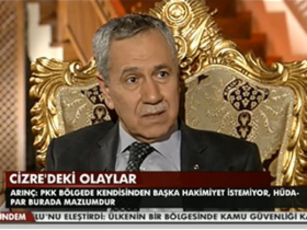Arınç: HÜDA PAR mağdur ve mazlumdur