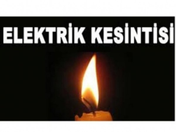 Van'da Elektrik Kesintisi 