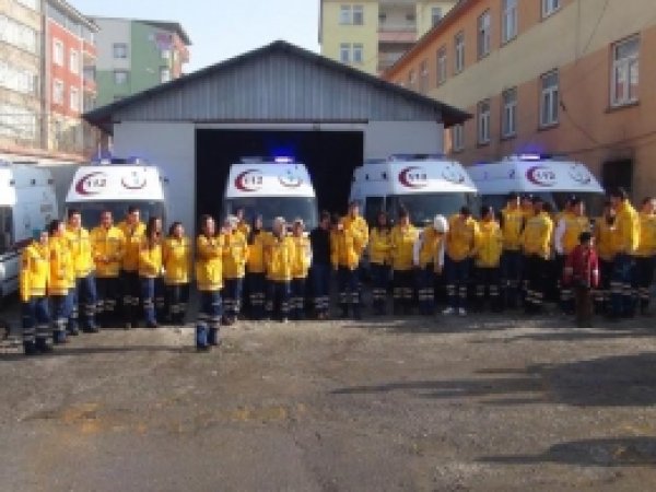 Muş'a Gönderilen 5 Ambulans Hizmete Başladı 