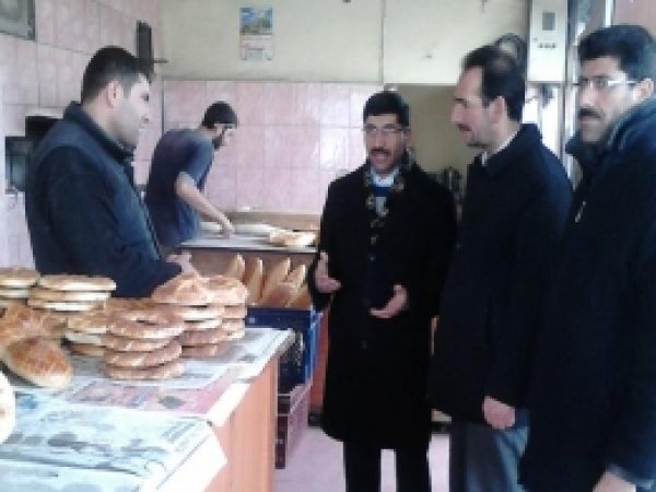 HÜDA PAR Erciş Esnafını Ziyaret Etti 