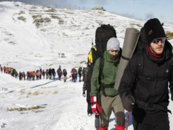 Dağcılar Uludağ'a Tırmandı 