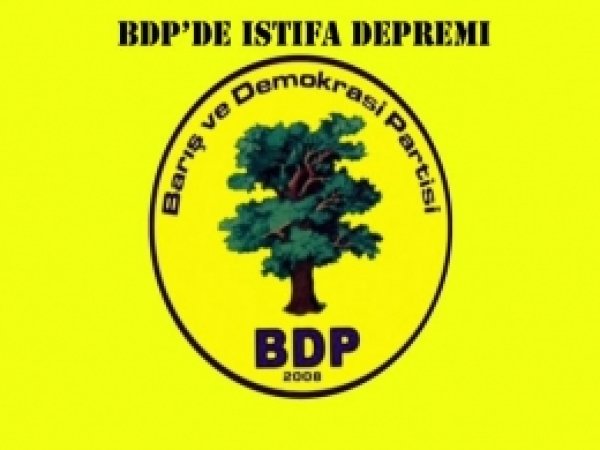BDP Çınar İlçe Teşkilatında İstifa Depremi 