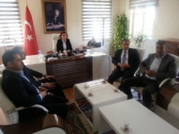 TÜMSİAD Heyeti Beşiri Kaymakamını Ziyaret Etti 