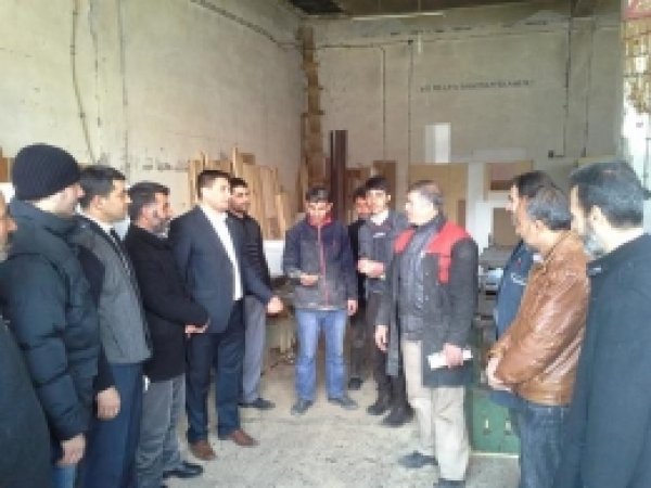 HÜDA PAR Adayı Marangozlar Esnafını Ziyaret Etti 