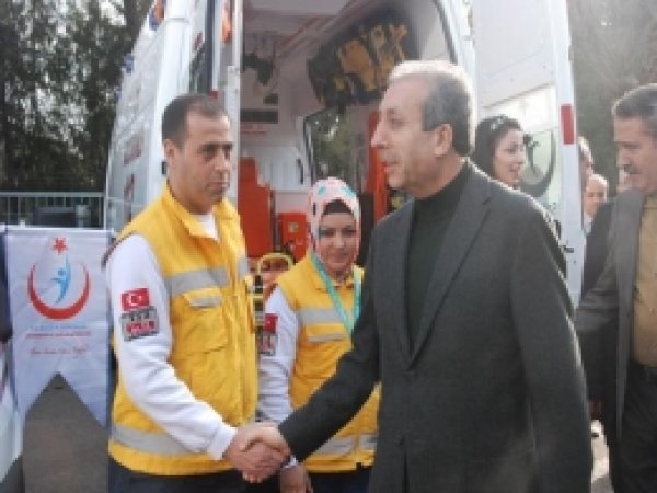 Bakan Eker 15 Ambulans İçin Düzenlenen Törene Katıldı 