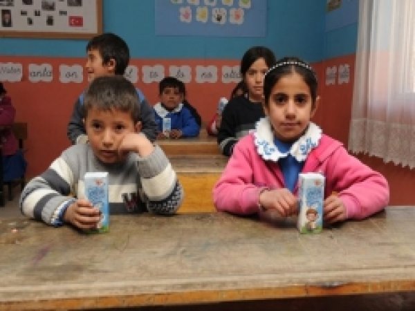 Van'da 'Okul Sütü Programı'