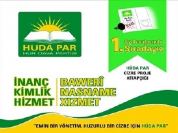 HÜDA PAR Cizre için Projelerini Halkla Paylaştı 