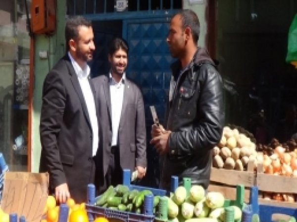 HÜDA PAR Eyyubiye Esnafını Ziyaret Etti 
