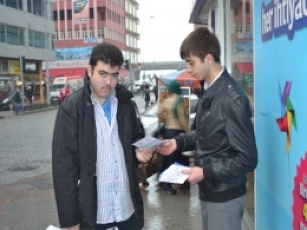  Rize'de Kitap Okuma Etkinliği 