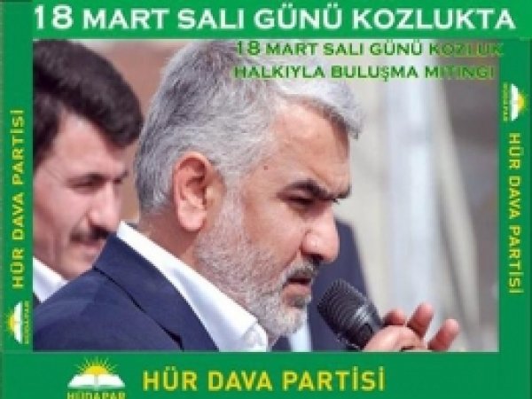 HÜDA PAR Kozluk'ta Halkla Buluşacak 