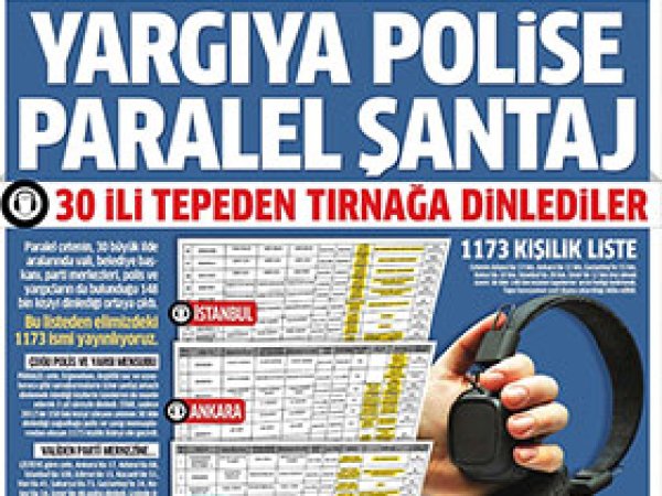 30 İlin Daha Dinleme Skandalı Ortaya Çıktı