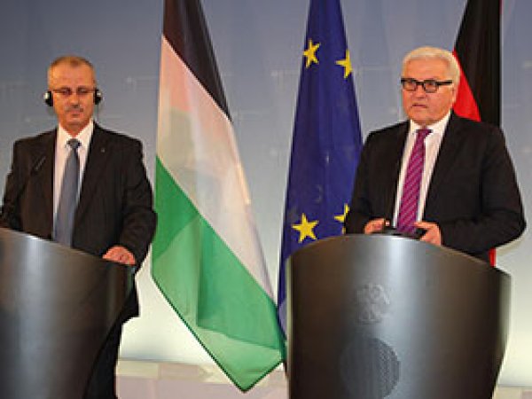 Steinmeier, Filistin Başbakanı Hamdallah'la Görüştü