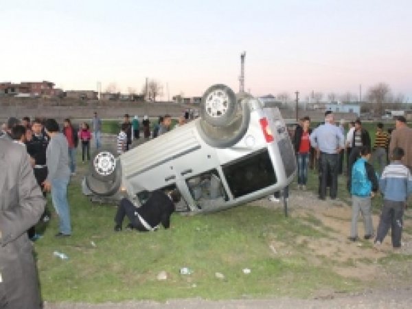 Bismil'de Trafik Kazası: 5 Yaralı 