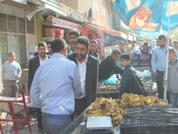 Cizre HÜDA PAR Adayı Esnaf Ziyaretlerini Sürdürüyor 