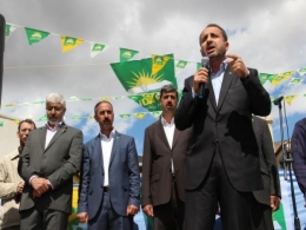 HÜDA PAR'dan  Solhan'da Görkemli Miting