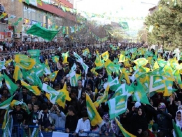 HÜDA PAR Bingöl Mitingi Başladı 