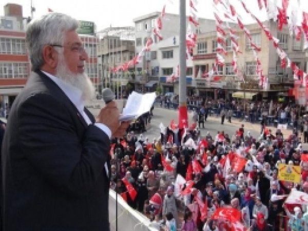 Saadet Partisi Seçim Mitingi Yaptı 