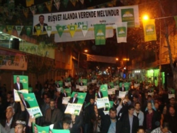 HÜDA PAR Kâhta Teşkilatı Son Mitingini Yaptı 