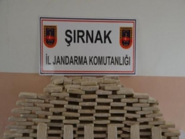 Şırnak'ta 153 Kilogram  Eroin Yakalandı