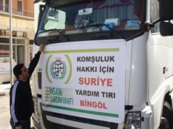 Bingöl'den Suriye'ye 2. Yardım TIR'ı  