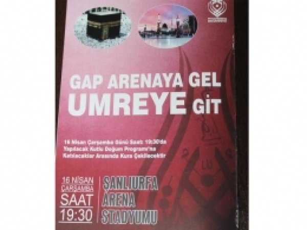 Şanlıurfa Müftülüğünün Kutlu Doğum Takvimi 