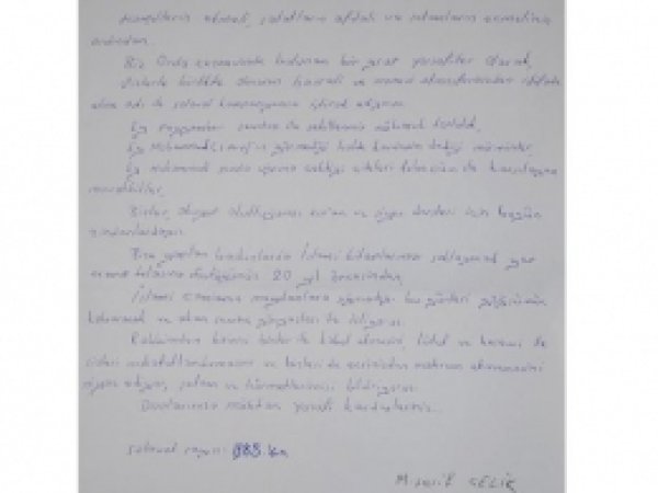 Mahkumlar Salâvat Kampanyasına Destek 