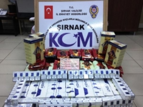Şırnak'ta 11 Bin 237 Paket Kaçak Sigara Ele Geçirildi 