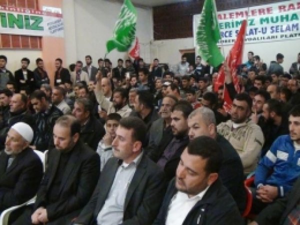 Kilis'te Muhammedi Sevda Salona Sığmadı 