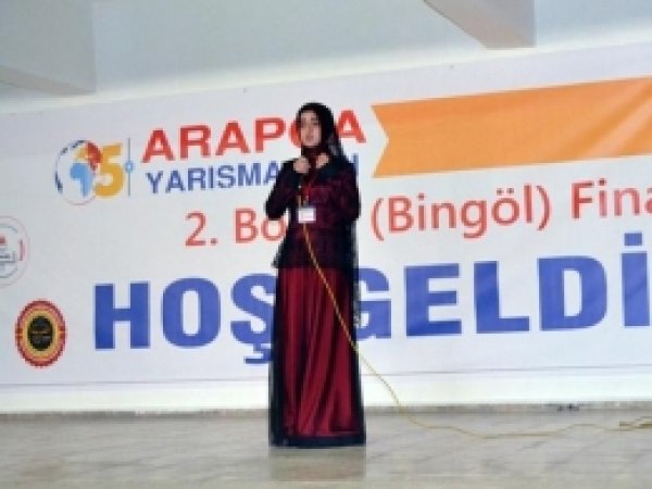 'Arapça Şiir' Dalında Bingöl Birinci Oldu 