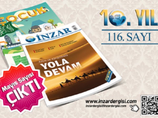 İnzar Dergisi Mayıs Sayısı Çıktı 