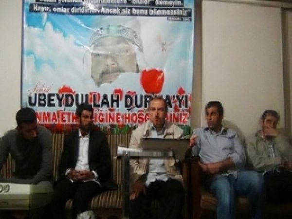 Ubeydullah Durna Diyarbakır'da Anıldı 