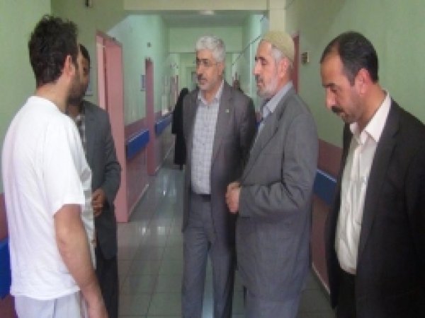 HÜDA PAR Bingöl Teşkilatı Hasta Ziyaretinde Bulundu 