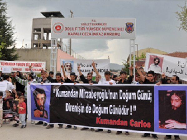 Bolu'da Mirzabeyoğlu'na Destek Eylemi 